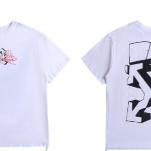 Noxx Чоловіча футболка OFF-WHITE, Білий Noxx Чоловіча футболка OFF-WHITE, Білий