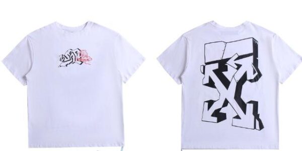 Noxx Чоловіча футболка OFF-WHITE, Білий