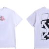 Noxx Чоловіча футболка OFF-WHITE, Білий