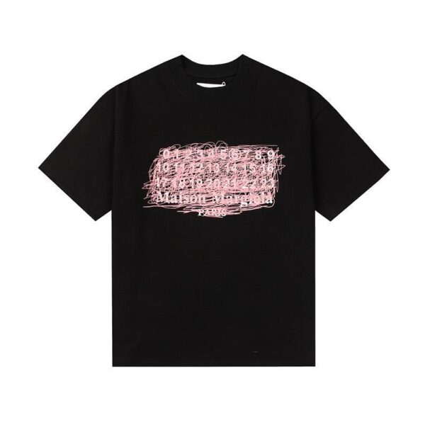 Noxx Чоловіча футболка Maison Margiela, Чорний Noxx Чоловіча футболка Maison Margiela, Чорний