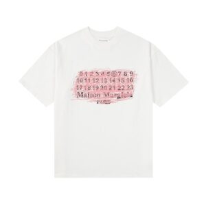 Noxx Чоловіча футболка Maison Margiela, Білий Noxx Чоловіча футболка Maison Margiela, Білий