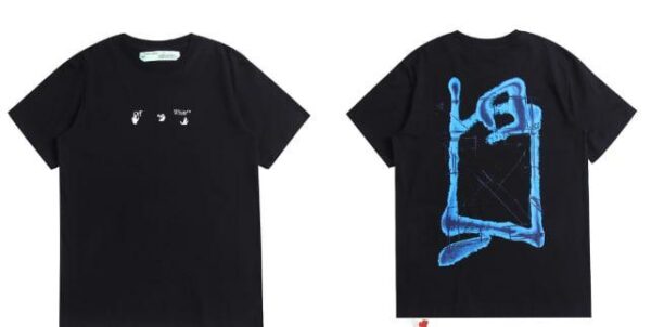 Noxx Чоловіча футболка OFF-WHITE, Чорний
