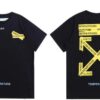 Noxx Чоловіча футболка OFF-WHITE, Чорний