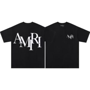 Noxx Чоловіча футболка Amiri, Чорний Noxx Чоловіча футболка Amiri, Чорний
