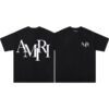 Noxx Чоловіча футболка Amiri, Чорний Noxx Чоловіча футболка Amiri, Чорний