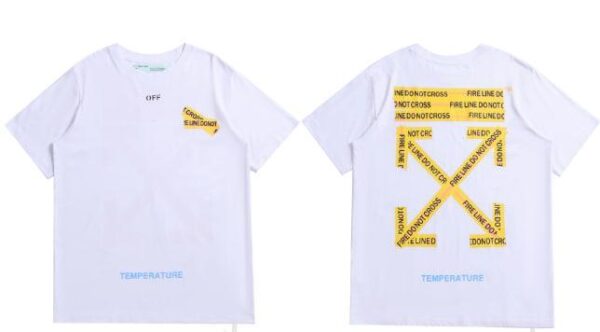 Noxx Чоловіча футболка OFF-WHITE, Білий
