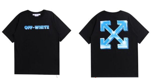 Noxx Чоловіча футболка OFF-WHITE, Чорний