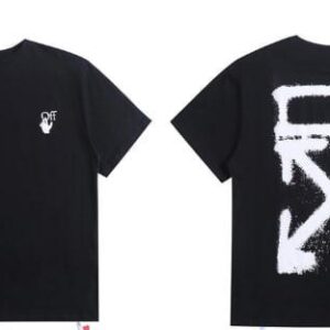 Noxx Чоловіча футболка OFF-WHITE, Чорний Noxx Чоловіча футболка OFF-WHITE, Чорний