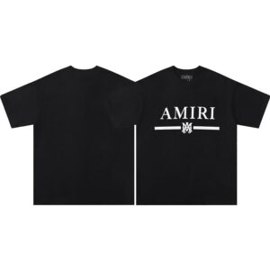 Noxx Чоловіча футболка Amiri, Чорний Noxx Чоловіча футболка Amiri, Чорний