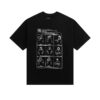 Noxx Чоловіча футболка Maison Margiela, Чорний Noxx Чоловіча футболка Maison Margiela, Чорний