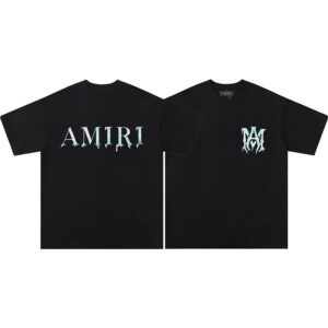 Noxx Чоловіча футболка Amiri, Чорний Noxx Чоловіча футболка Amiri, Чорний