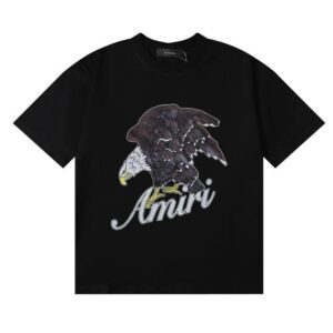 Noxx Чоловіча футболка Amiri, Чорний Noxx Чоловіча футболка Amiri, Чорний