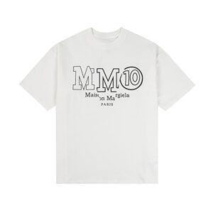 Noxx Чоловіча футболка Maison Margiela, Білий Noxx Чоловіча футболка Maison Margiela, Білий