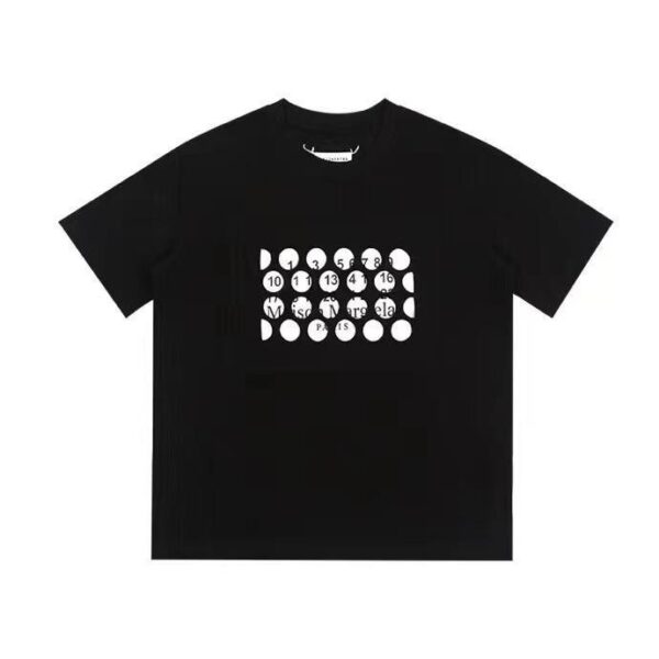 Noxx Чоловіча футболка Maison Margiela, Чорний Noxx Чоловіча футболка Maison Margiela, Чорний