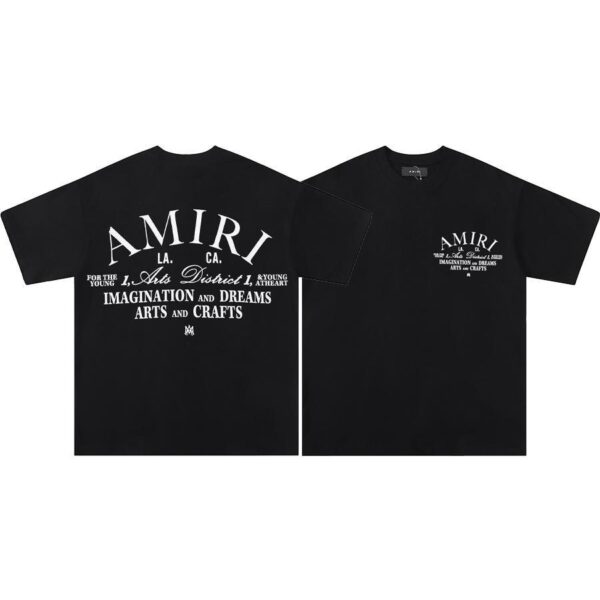 Noxx Чоловіча футболка Amiri, Чорний