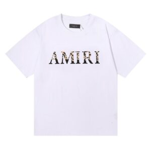 Noxx Чоловіча футболка Amiri, Білий Noxx Чоловіча футболка Amiri, Білий