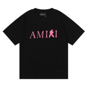 Noxx Чоловіча футболка Amiri, Чорний Noxx Чоловіча футболка Amiri, Чорний