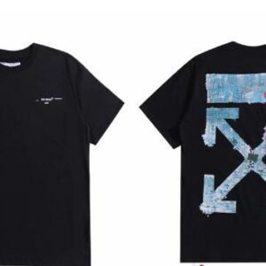 Noxx Чоловіча футболка OFF-WHITE, Чорний Noxx Чоловіча футболка OFF-WHITE, Чорний