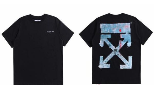 Noxx Чоловіча футболка OFF-WHITE, Чорний