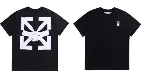 Noxx Чоловіча футболка OFF-WHITE, Чорний