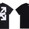 Noxx Чоловіча футболка OFF-WHITE, Чорний