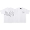 Noxx Чоловіча футболка Amiri, Білий