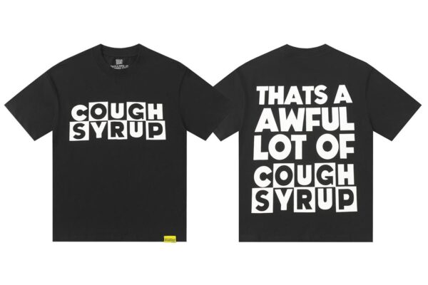 Noxx Чоловічі футболки THAT'S A AWFUL LOT OF COUGHSYRUP, Чорний