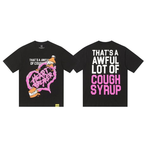 Noxx Чоловічі футболки THAT'S A AWFUL LOT OF COUGHSYRUP, Чорний
