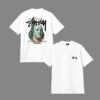 Noxx Чоловіча футболка STUSSY, Білий Noxx Чоловіча футболка STUSSY, Білий
