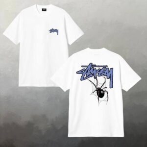 Noxx Чоловіча футболка STUSSY, Білий Noxx Чоловіча футболка STUSSY, Білий