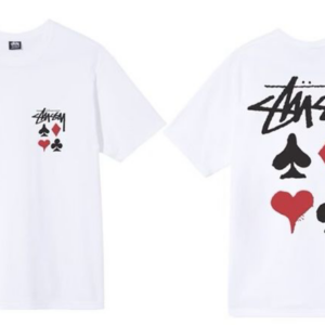 Noxx Чоловіча футболка STUSSY, Білий Noxx Чоловіча футболка STUSSY, Білий