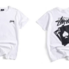 Noxx Чоловіча футболка STUSSY, Білий Noxx Чоловіча футболка STUSSY, Білий