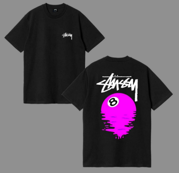Noxx Чоловіча футболка STUSSY, Чорний