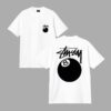 Noxx Чоловіча футболка STUSSY, Білий Noxx Чоловіча футболка STUSSY, Білий