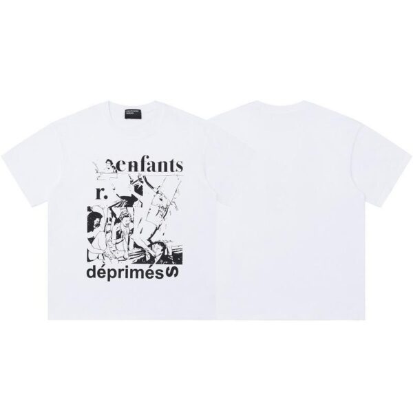 Noxx Чоловіча футболка ERD Enfants Riches Déprimés, Білий