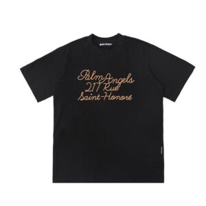 Noxx Чоловіча футболка Palm Angels, Чорний Noxx Чоловіча футболка Palm Angels, Чорний