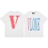 Noxx Чоловіча футболка з принтом VLONE, Білий Noxx Чоловіча футболка з принтом VLONE, Білий