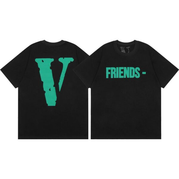 Noxx Чоловіча футболка з принтом VLONE, Чорний