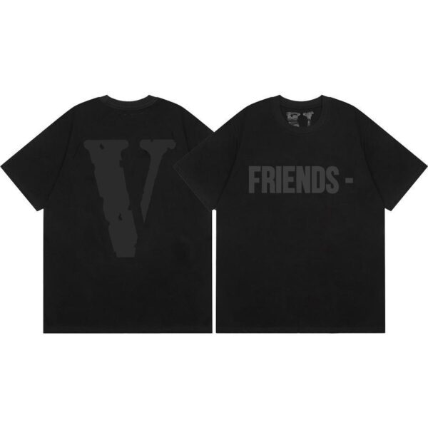 Noxx Чоловіча футболка з принтом VLONE, Чорний
