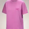 Noxx Чоловіча футболка з принтом Arcteryx, Рожевий Noxx Чоловіча футболка з принтом Arcteryx, Рожевий