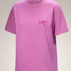 Noxx Чоловіча футболка з принтом Arcteryx, Рожевий Noxx Чоловіча футболка з принтом Arcteryx, Рожевий