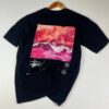 Noxx Чоловіча футболка з принтом Stussy, Чорний Noxx Чоловіча футболка з принтом Stussy, Чорний