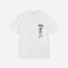 Noxx Чоловіча футболка з принтом Stussy, Білий Noxx Чоловіча футболка з принтом Stussy, Білий