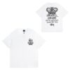 Noxx Чоловіча футболка з принтом Stussy, Білий Noxx Чоловіча футболка з принтом Stussy, Білий