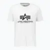 Noxx Чоловіча футболка з принтом Alpha Industries, Білий