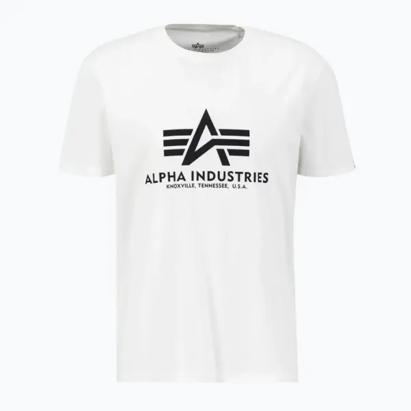 Noxx Чоловіча футболка з принтом Alpha Industries, Білий