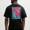 Noxx Чоловіча футболка з принтом Alpha Industries, Чорний