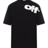 Noxx Чоловіча футболка з принтом Off-White, Чорний Noxx Чоловіча футболка з принтом Off-White, Чорний