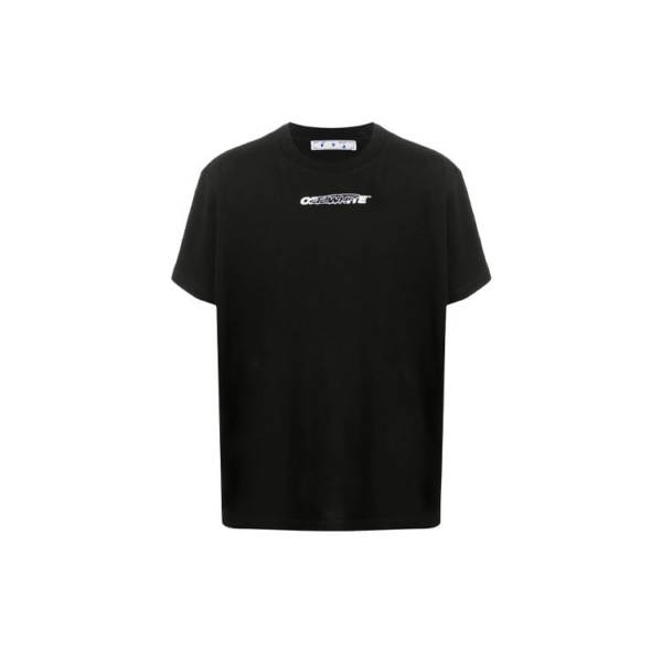 Noxx Чоловіча футболка з принтом Off-White, Чорний Noxx Чоловіча футболка з принтом Off-White, Чорний