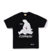 Noxx Чоловіча футболка з принтом Bape A Bathing Ape x Coca-Cola Ape, Чорний